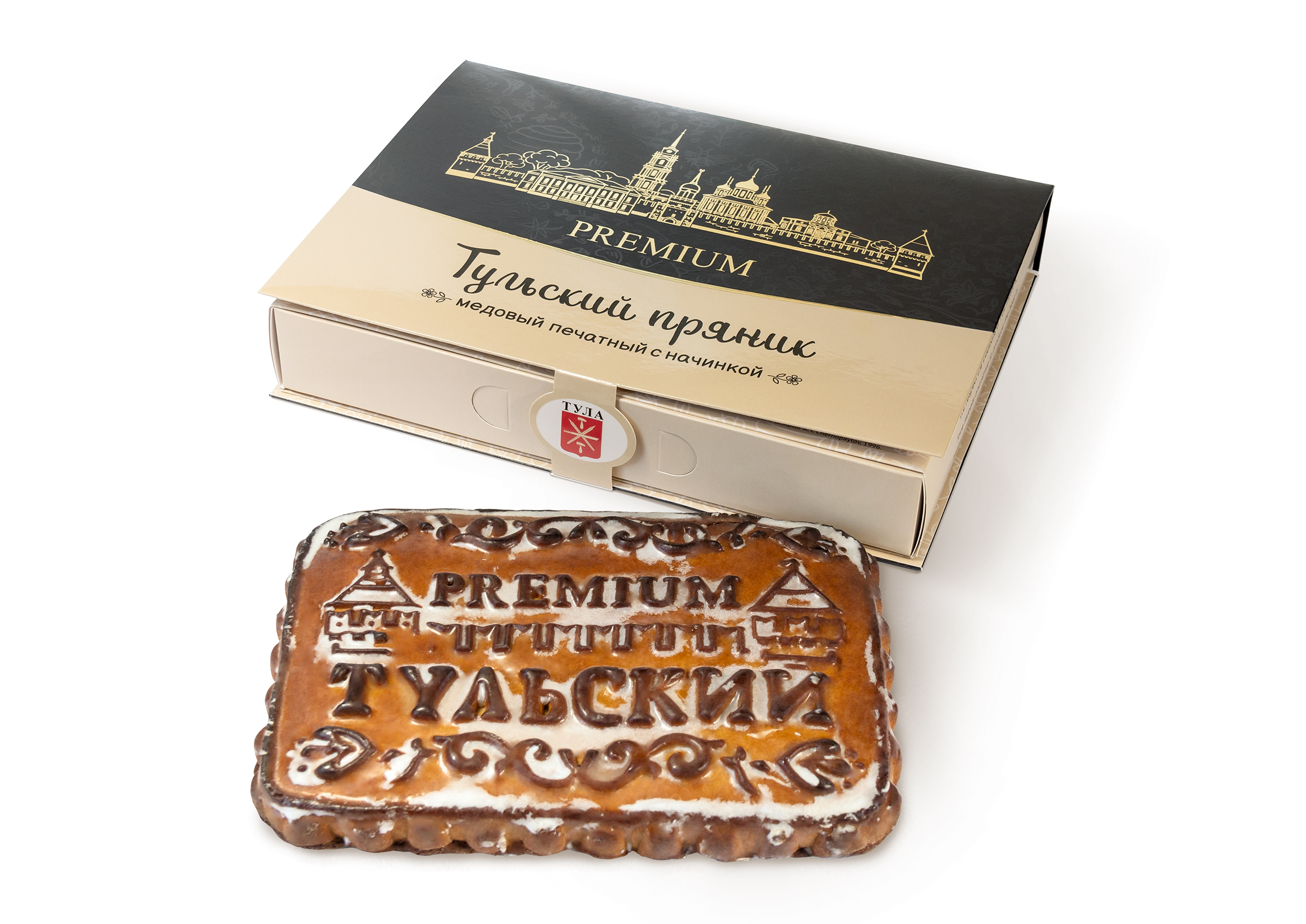 Тульский пряник ПРЕМИУМ в подарочной коробке, 500 гр