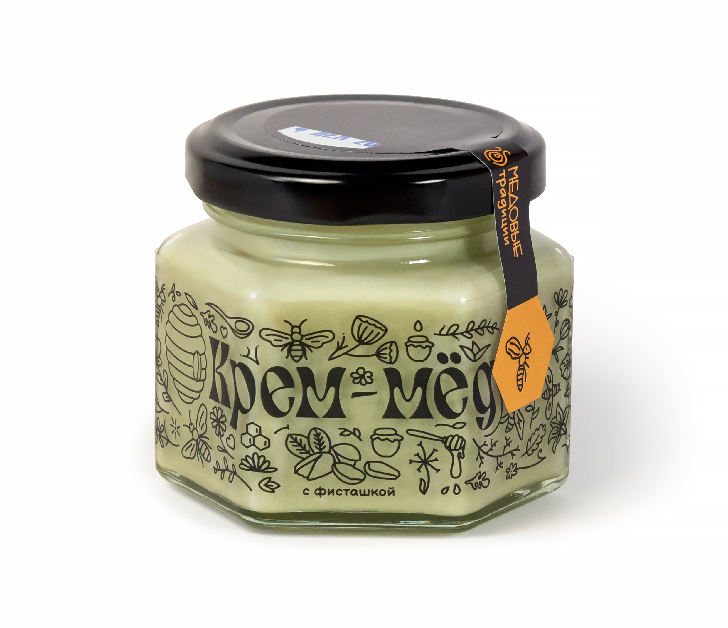 Крем-мёд с фисташкой, 120 гр.