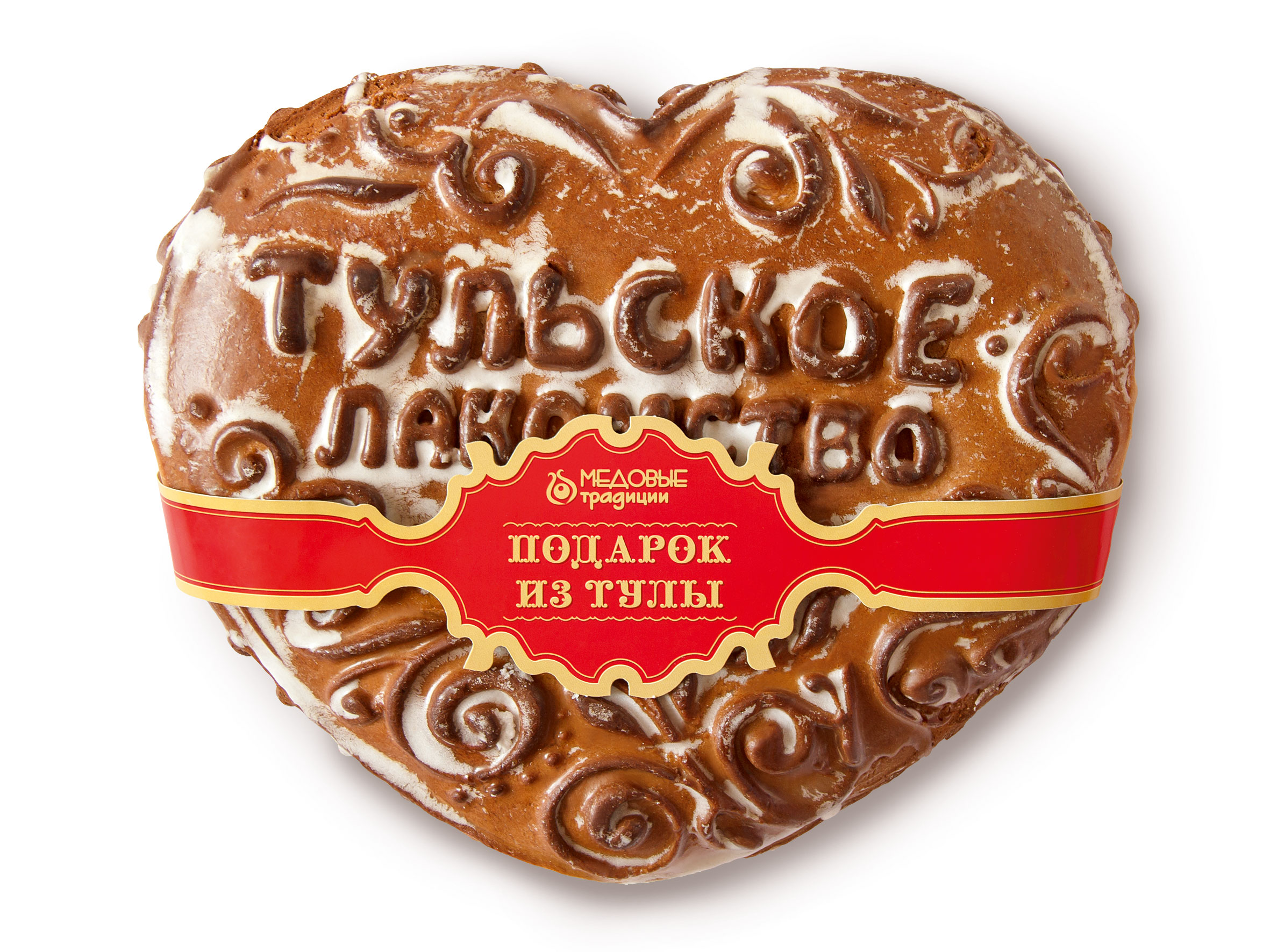 Тульский пряник "Тульское лакомство", сердечко, 500 гр