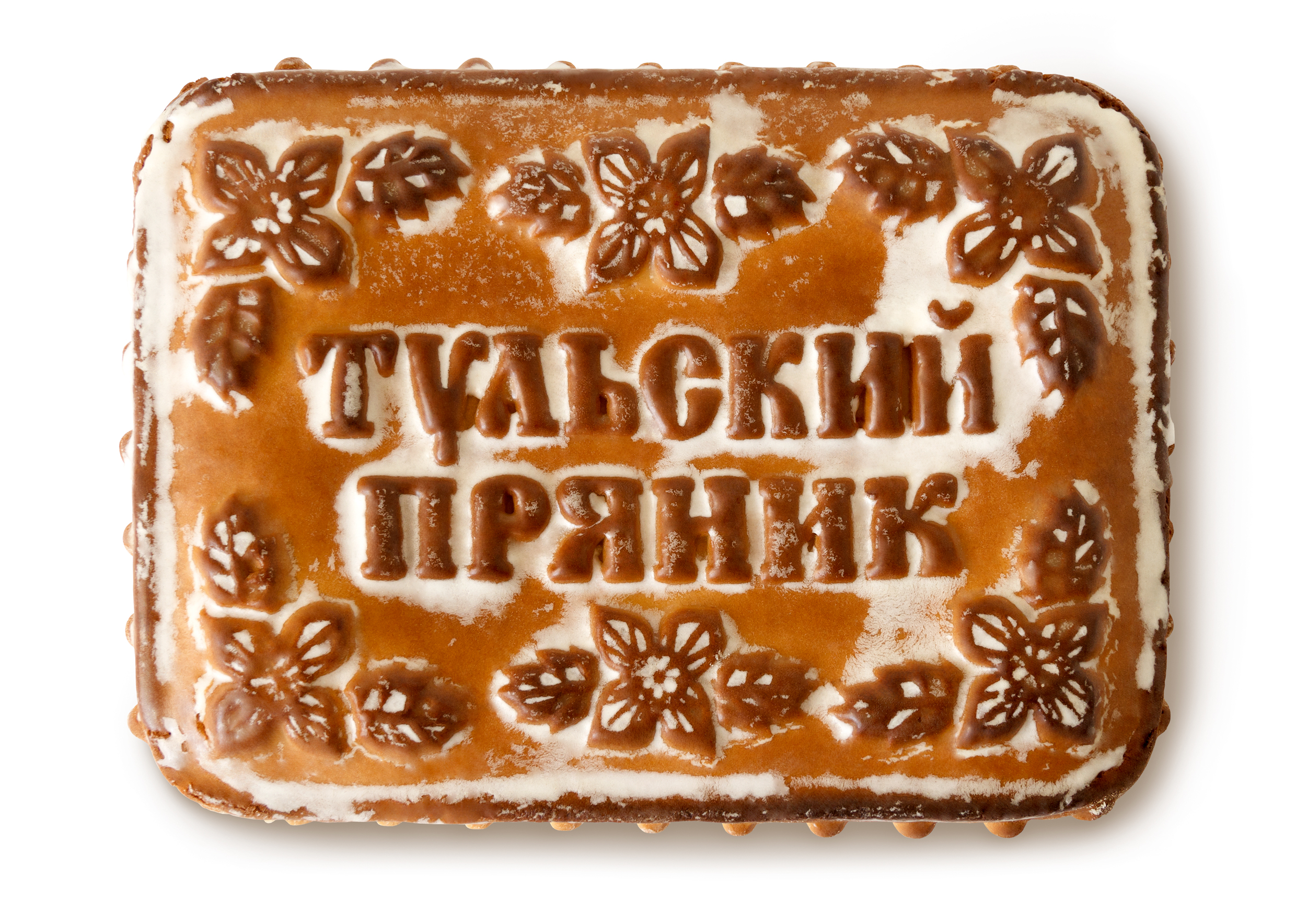 Тульский пряник с фруктовой начинкой в коробке, 450 гр.