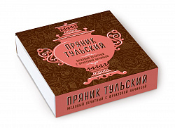 Тульский пряник в коробке "Розовый самовар", 250 гр